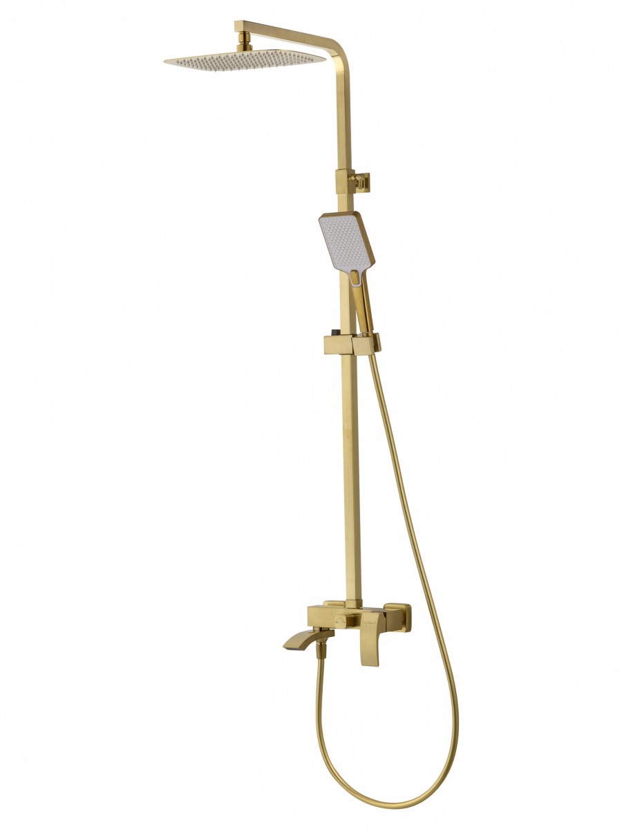Душевая система Wonzon & Woghand FIT WW-88739009-BG (брашированное золото)