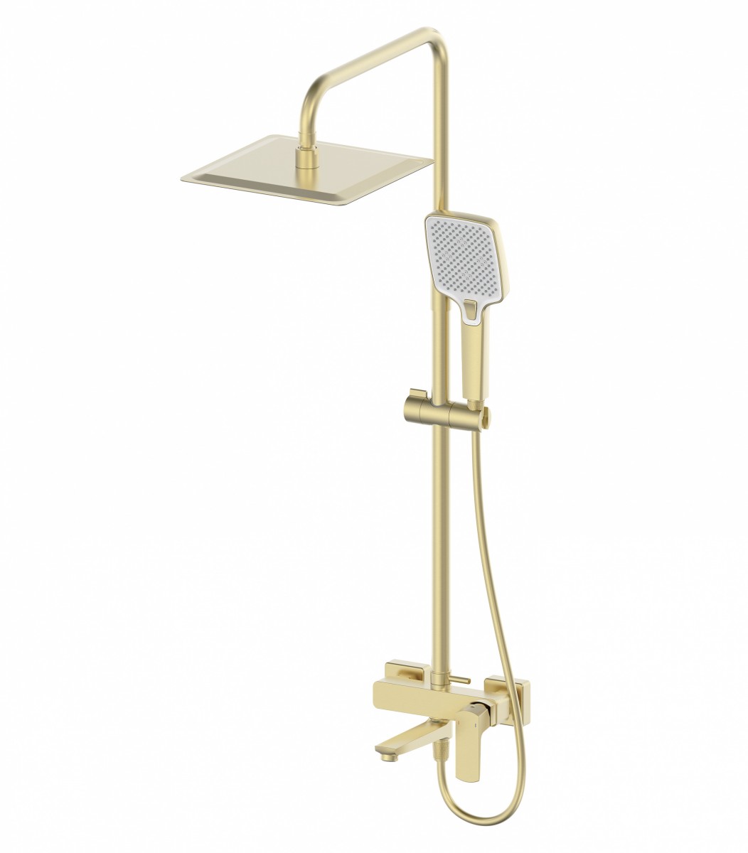 Душевая система Wonzon & Woghand FORZA WW-739031-BG (брашированное золото)