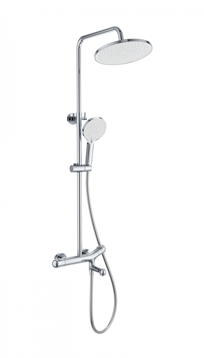 Душевая система Wonzon & Woghand T-1000 WW-B3057-A-CR (хром) с термостатом