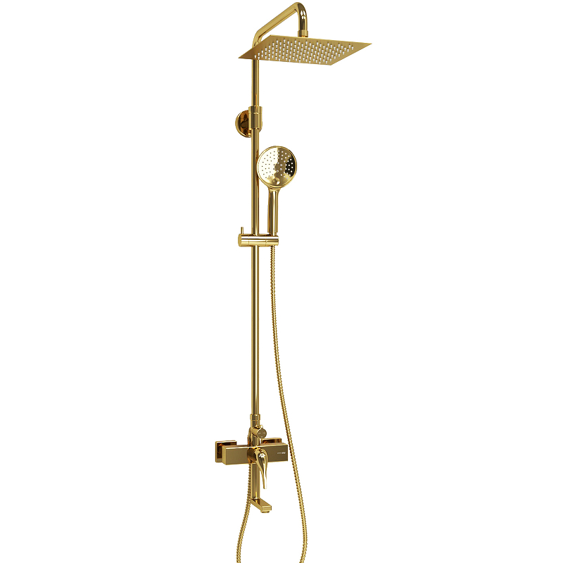 Душевая система WasserKRAFT Sauer A171.256.207.PG (золото)