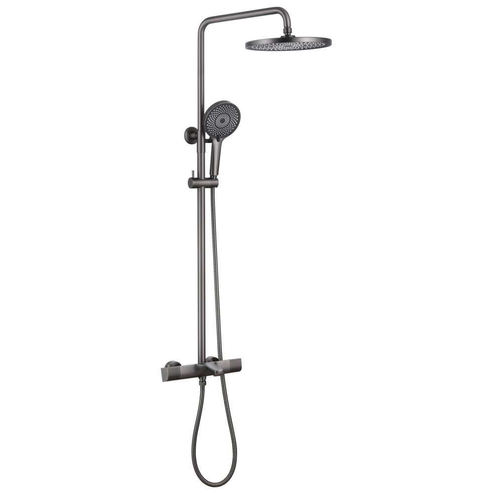 Душевая стойка Abber Thermostat AF8516NG (никель) с термостатом