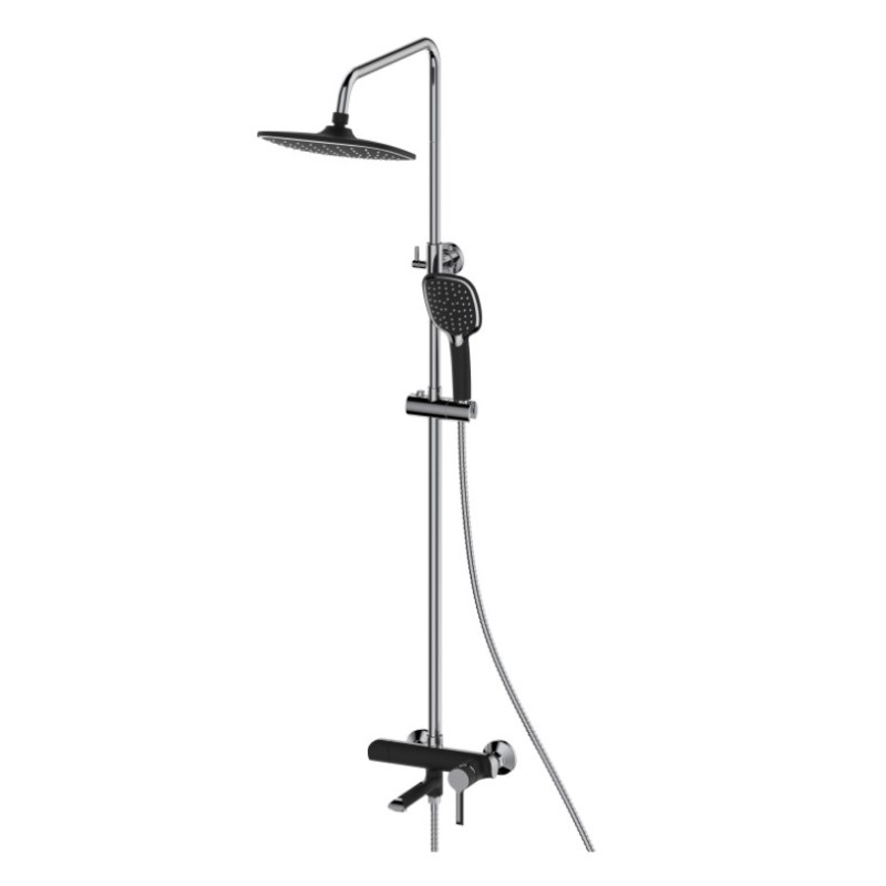 Душевая система Haiba HB24805-7 (хром/чёрный)