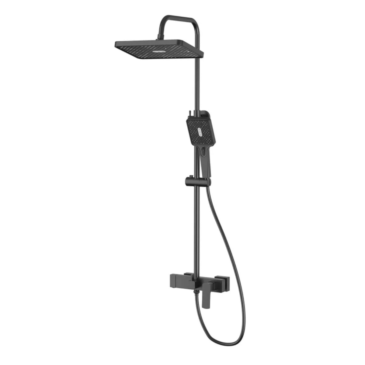 Душевая система Haiba HB24512-7 (чёрный матовый)