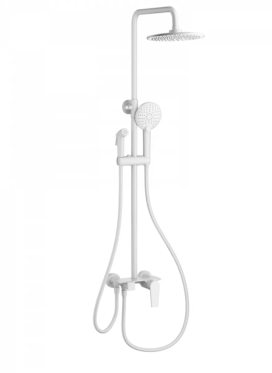 Душевая система Wonzon & Woghand WW-A30874-MW (белый матовый)