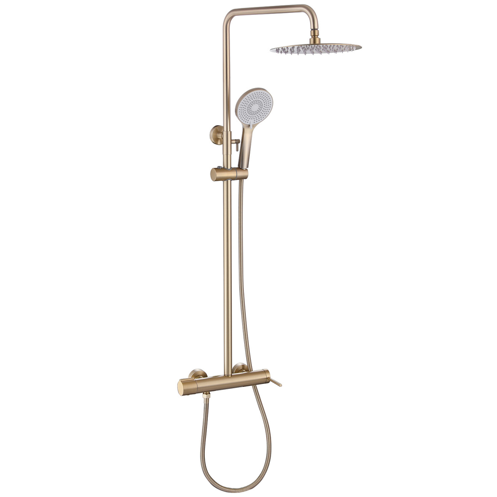 Душевая система Abber Daheim AF8816G (золото матовое)