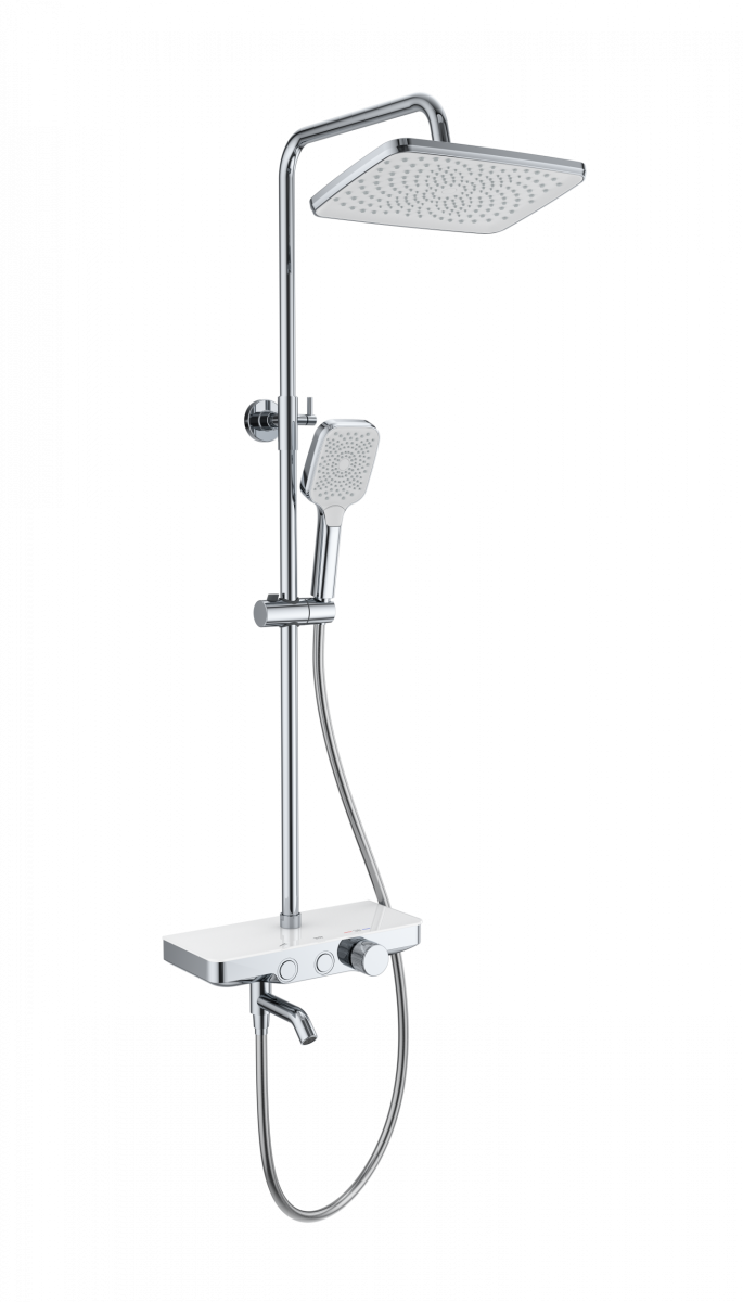 Душевая система Wonzon & Woghand WW-B3099-A-CR (хром) с термостатом
