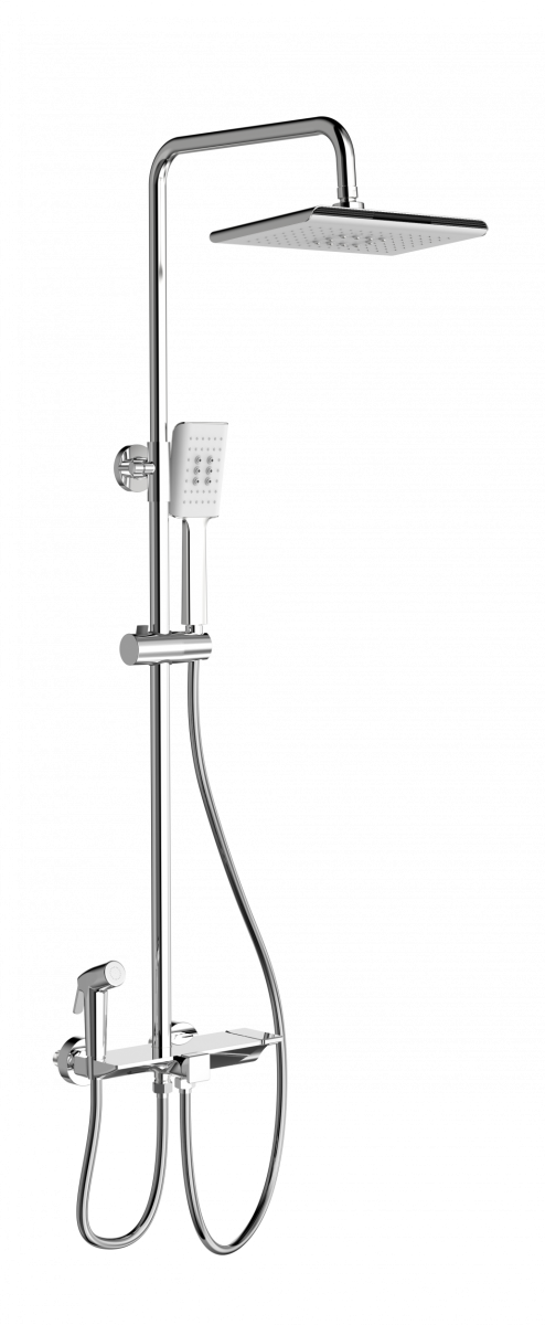 Душевая система Wonzon & Woghand WW-B3310-CR (хром) с термостатом