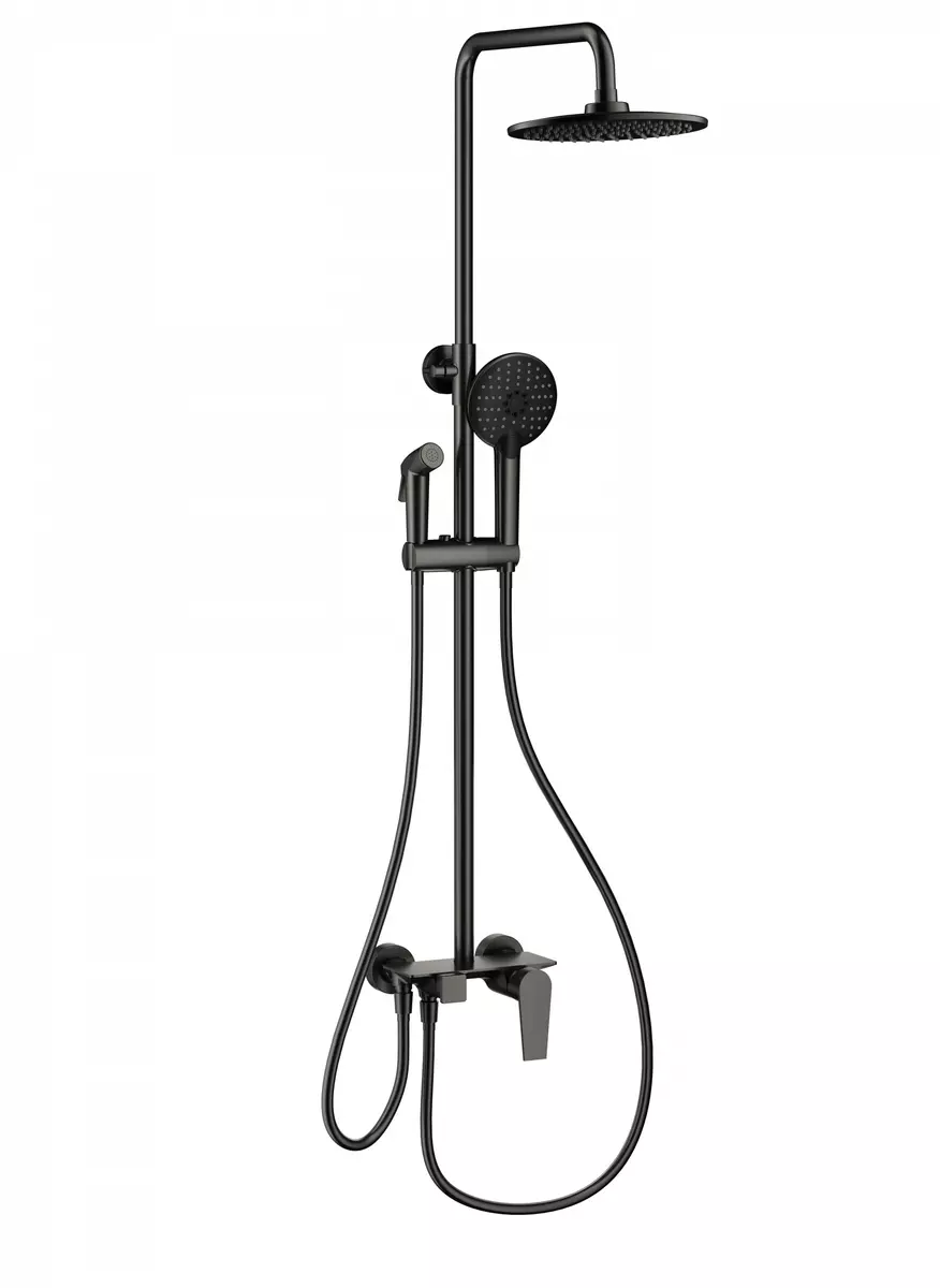 Душевая система Wonzon & Woghand WW-A30874-BGG (тёмный графит)