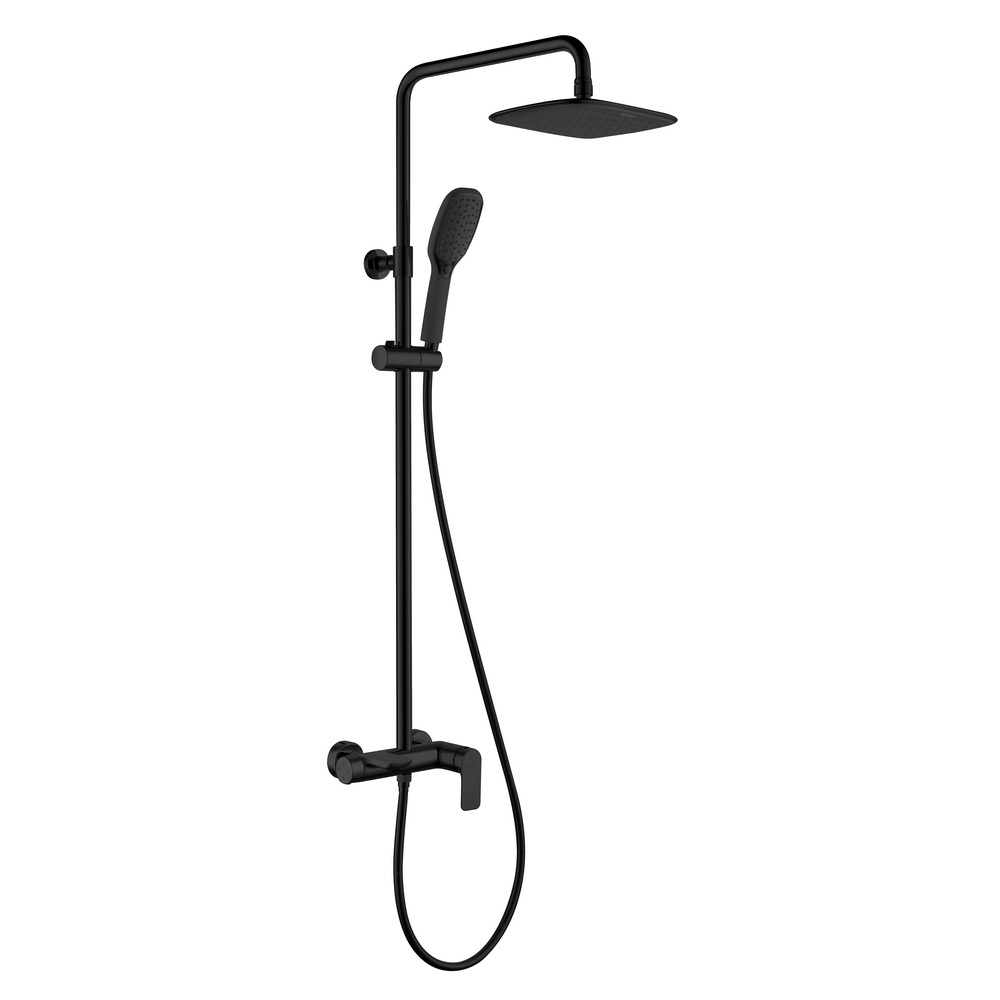 Душевая система Black & White Universe 8300В (чёрный матовый)