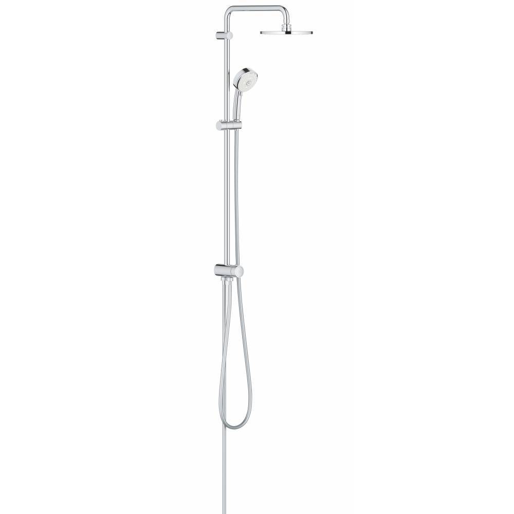 Душевая система GROHE New Tempesta Cosmopolitan 200 с переключателем, Хром 26453001
