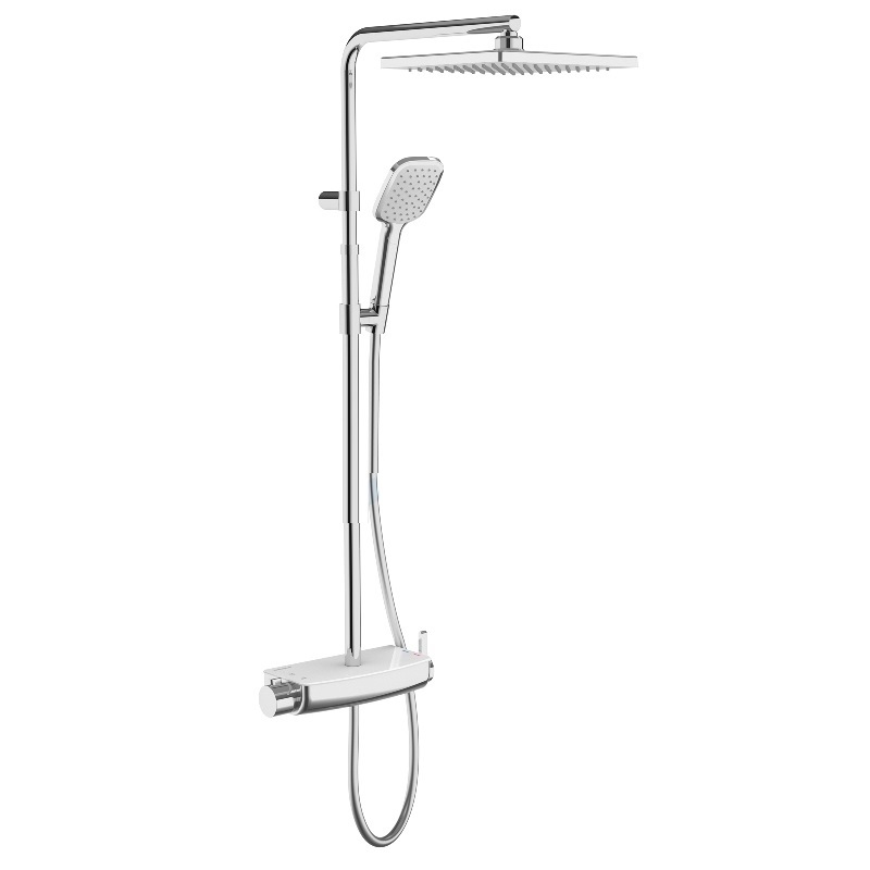 Душевая система Teska Mira DK2922C (хром/белый)