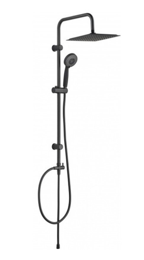 Душевая система Aquanet Passion S AF300-70-S-B (черный матовый)