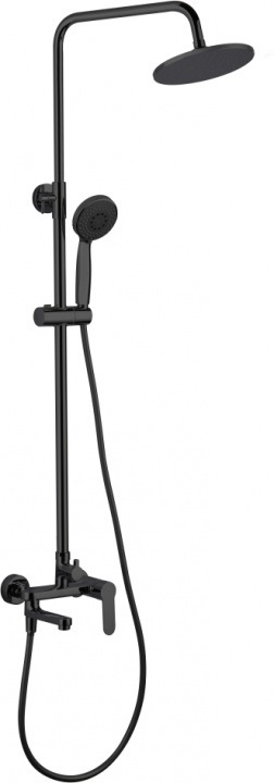 Душевая система Aquanet Passion R3 AF300-72-R-B (черный матовый)