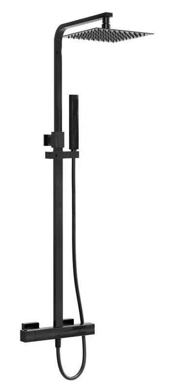 Душевая система Milleau Tissage ML8018AB.DT-GB (чёрный) с термостатом