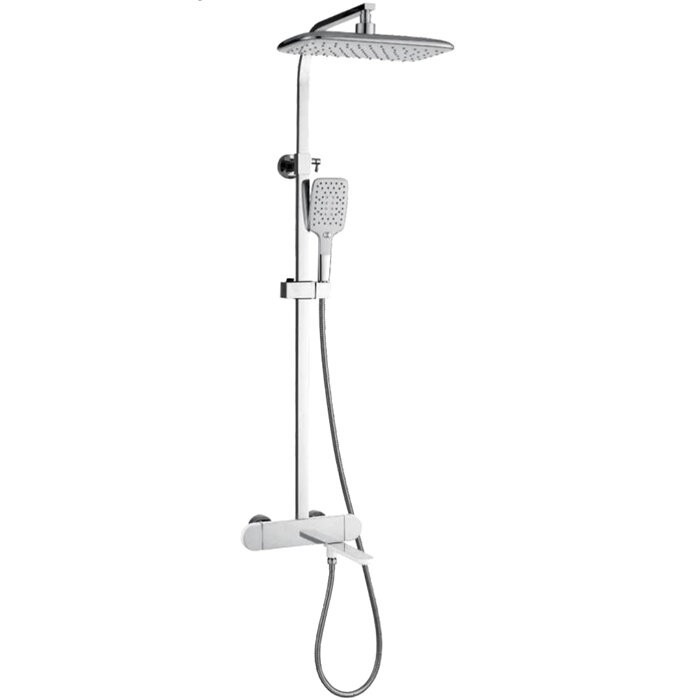 Душевая стойка с термостатом Gappo G2483-50 хром