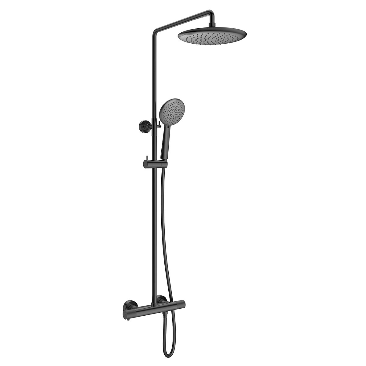 Душевая система Vincea Desire VSFS-1D0TGM (вороненая сталь)