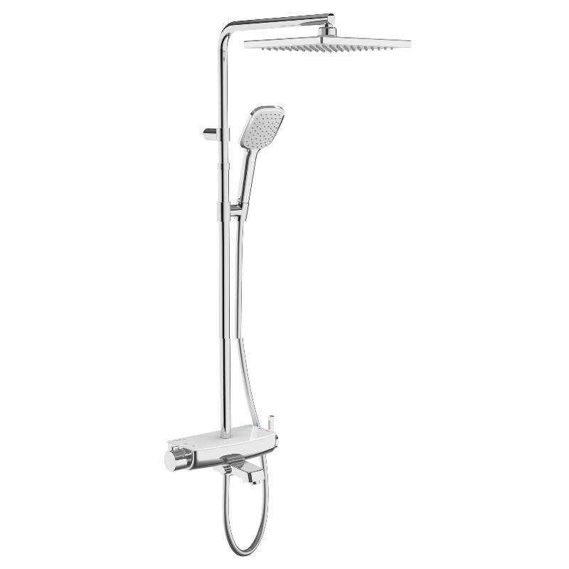 Душевая система Teska Mira DK3701C (хром/белый)