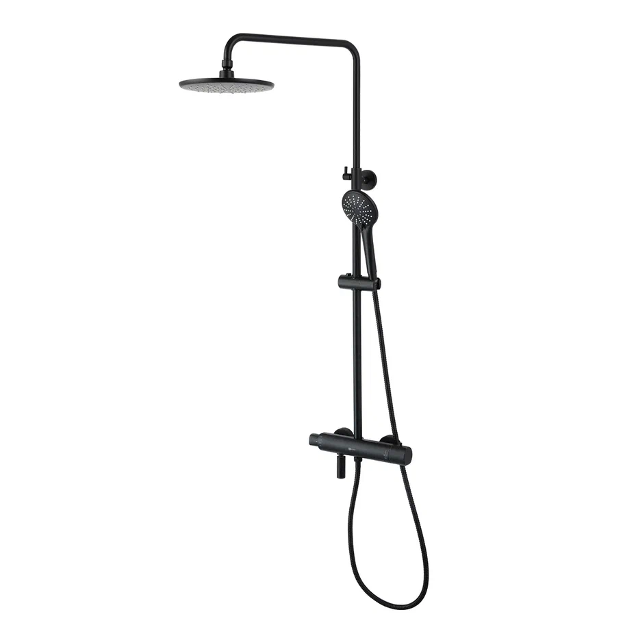 Душевая стойка Lemark Bronx LM3772BL (черный)