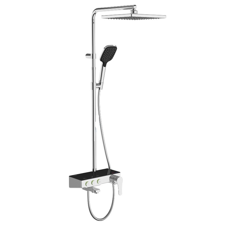 Душевая система Teska Niagara NG3501S (хром/чёрный)