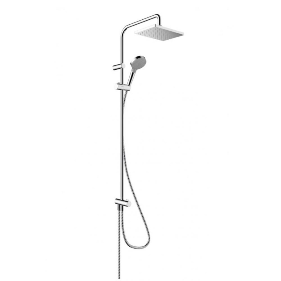 Душевая система Showerpipe 230 1jet Hansgrohe Vernis Shape Reno 26282000
