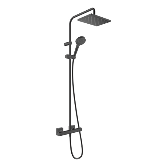Душевая система Showerpipe 230 1jet с термостатом Hansgrohe Vernis Shape 26286670