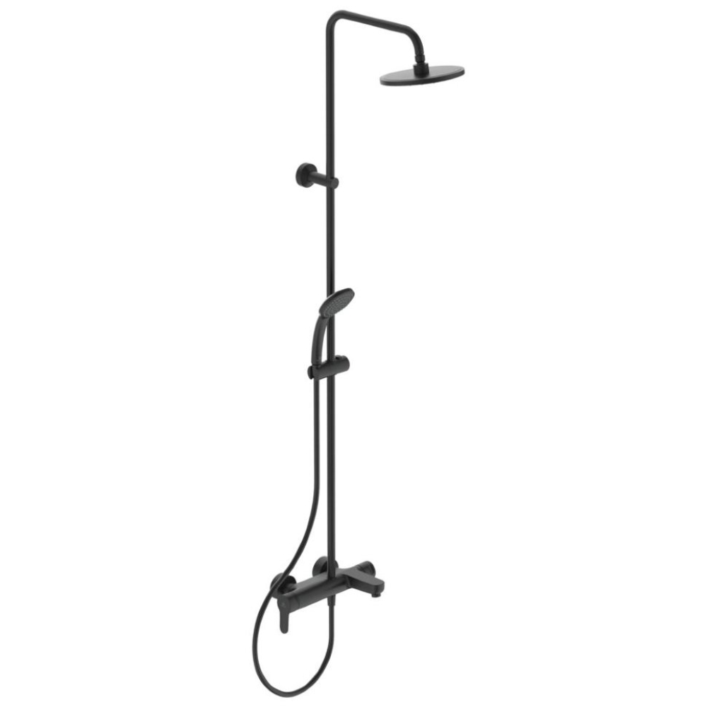 Душевая система Ideal Standard Idealrain BC749XG​​​​​​​ (чёрный матовый)