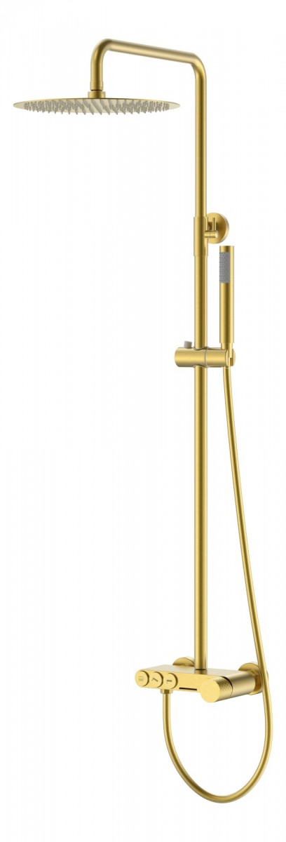 Душевая стойка Boheme Stick Matt Gold DIAMOND 128-MG (золото матовое)
