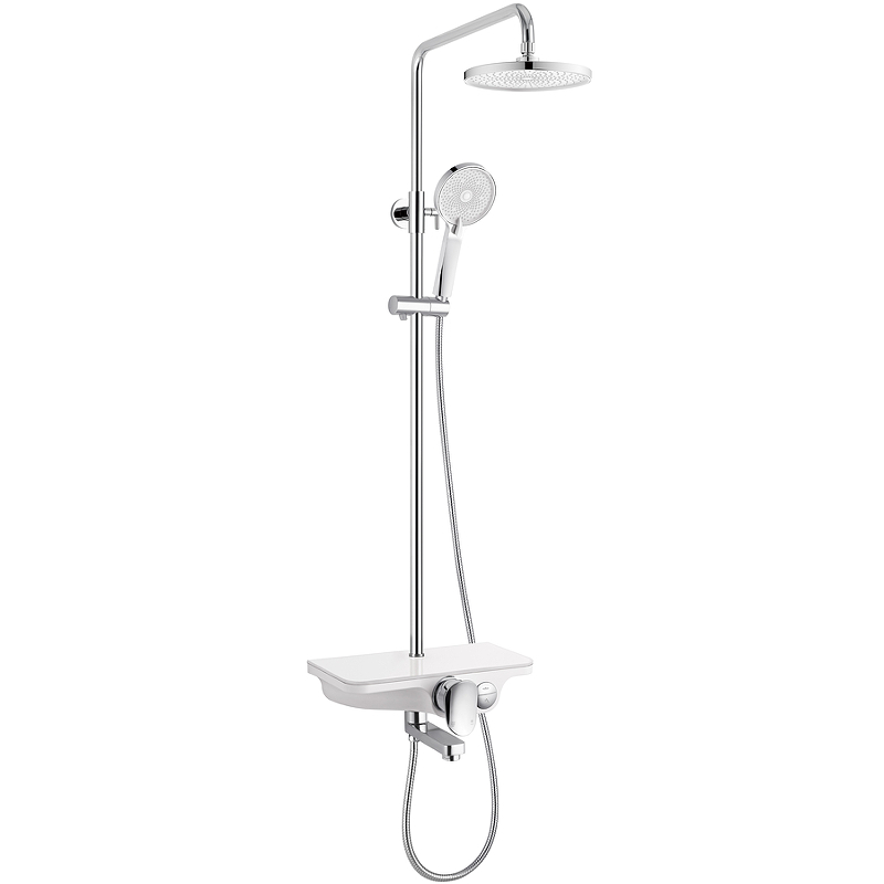 Душевая система WeltWasser WW DP 1020 WT 10000003185 (белый/хром)