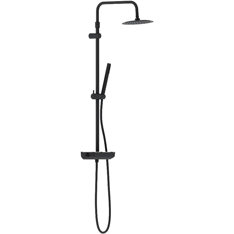 Душевая система Damixa Scandinavian Pure 936750300 с термостатом (черный матовый)