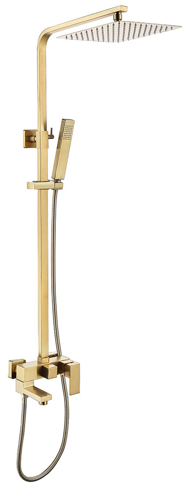 Душевая стойка Abber Daheim AF8216G (золото матовое)