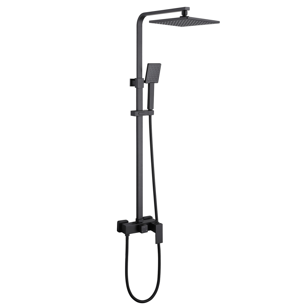Душевая стойка Abber Daheim AF8220B (черный матовый)