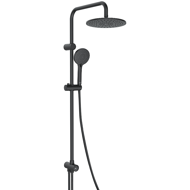 Душевая стойка Lemark LM8809BL (черный матовый)