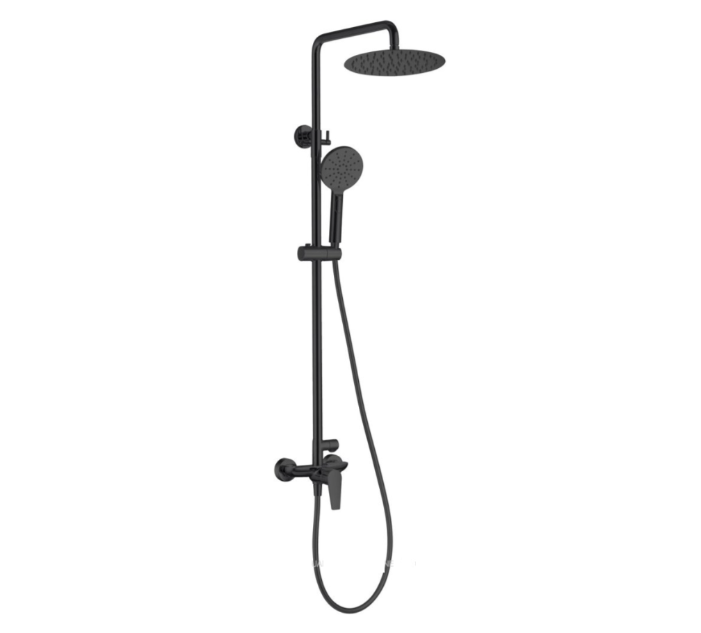 Душевая стойка Allen Brau Eclipse 5.E1006-31 (чёрный матовый)