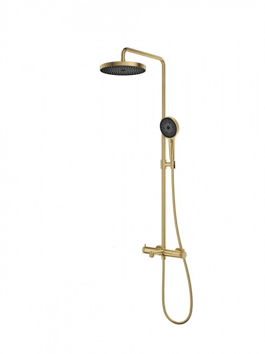 Душевая стойка Vincea Rim VSFS-2RM1BG (золото брашированное)