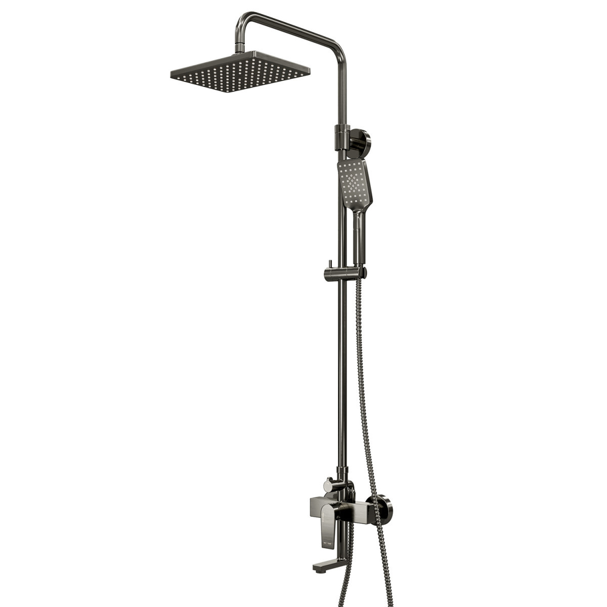 Душевая система WasserKRAFT A18401 (сталь)