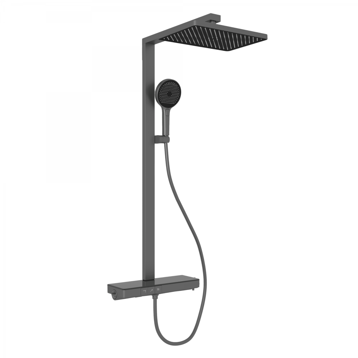 Душевая система Sancos Vos SC6100GG (вороненая сталь) с термостатом