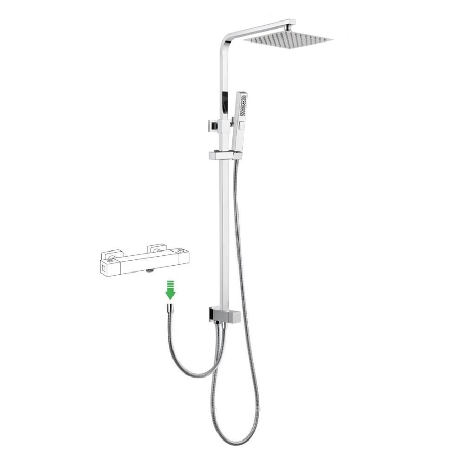 Душевая стойка Allen Brau Eclipse Infinity 5.21031-00 (хром)