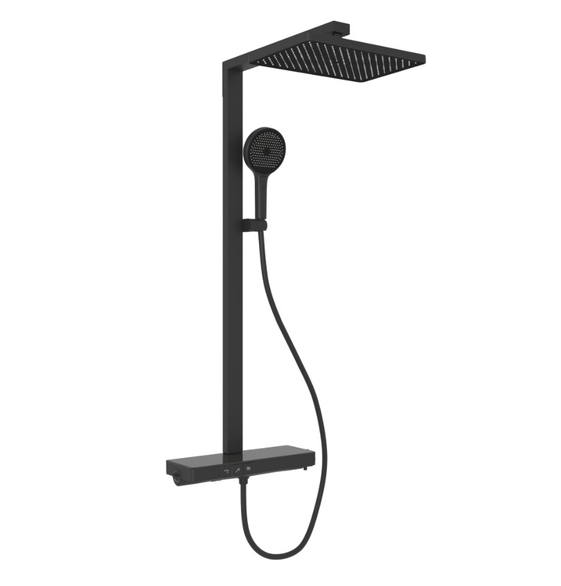 Душевая система Sancos Vos SC6100MB (черный матовый) с термостатом