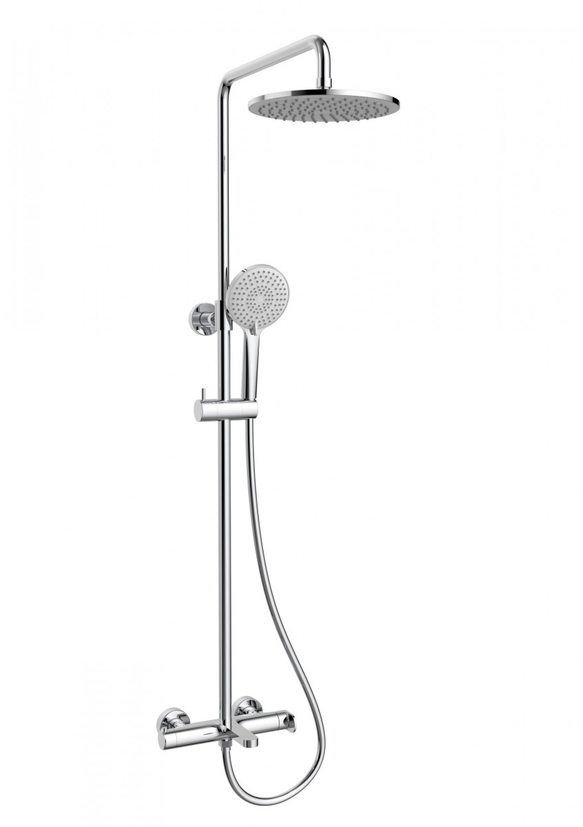 Душевая стойка Vincea Rondo VSFS-1R1CH (хром)