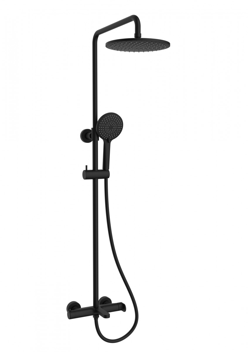 Душевая стойка Vincea Rondo VSFS-1R1MB (черный)