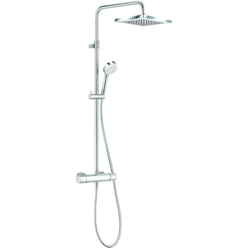 Душевая система Kludi Logo Dual Shower System 6809805-00 (хром) с термостатом