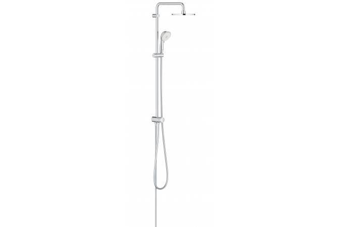 Душевая система GROHE New Tempesta Rustic 200 с переключателем (без смесителя), Хром 26454001