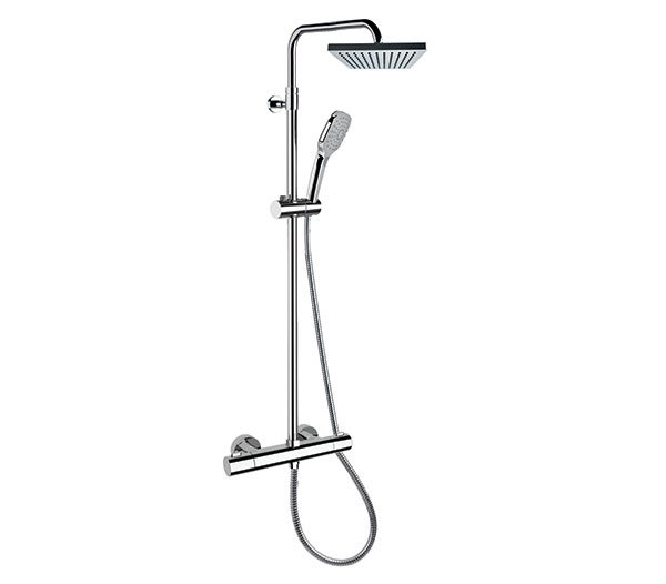 Душевая система Remer Elegance EQ32A8CPSD20 (хром) с термостатом