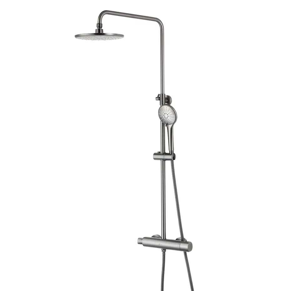 Душевая стойка Lemark Bronx LM3770GM (графит)