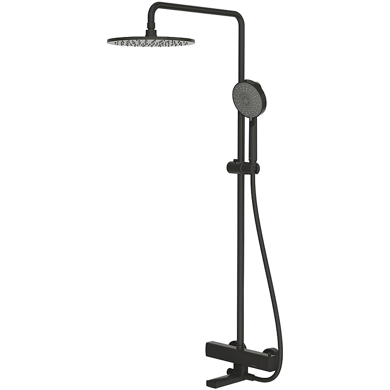 Душевая система Bravat Arc F699153BW-A2 (черный)