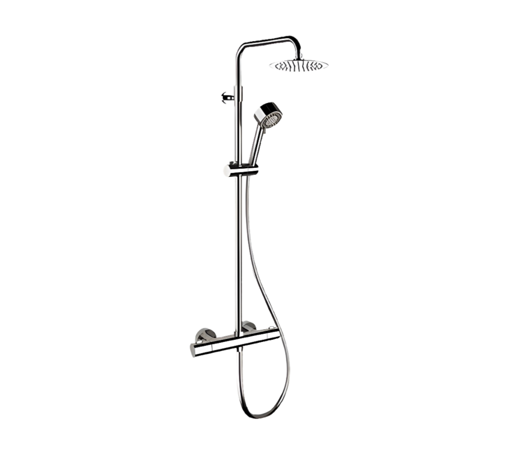 Душевая система Remer Elegance EQ32AUFM20 (хром) с термостатом