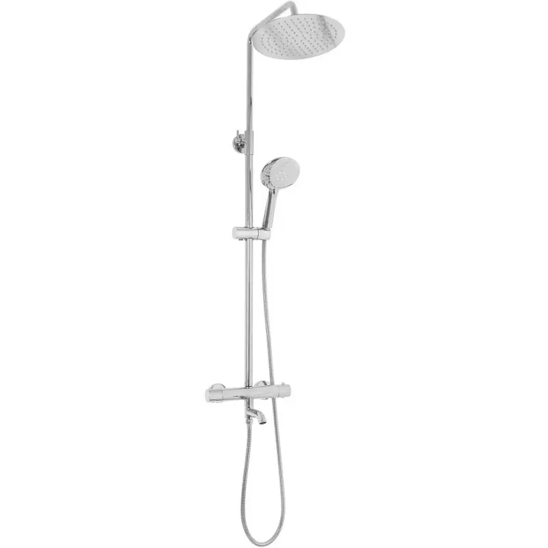 Душевая стойка Rea Lungo REA-P6607 с термостатом (хром)