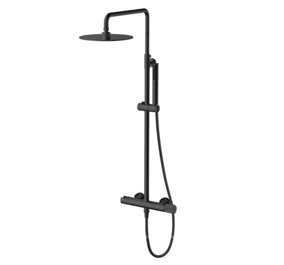 Душевая стойка Allen Brau Eclipse Liberty 5.33007-31 (чёрный матовый)