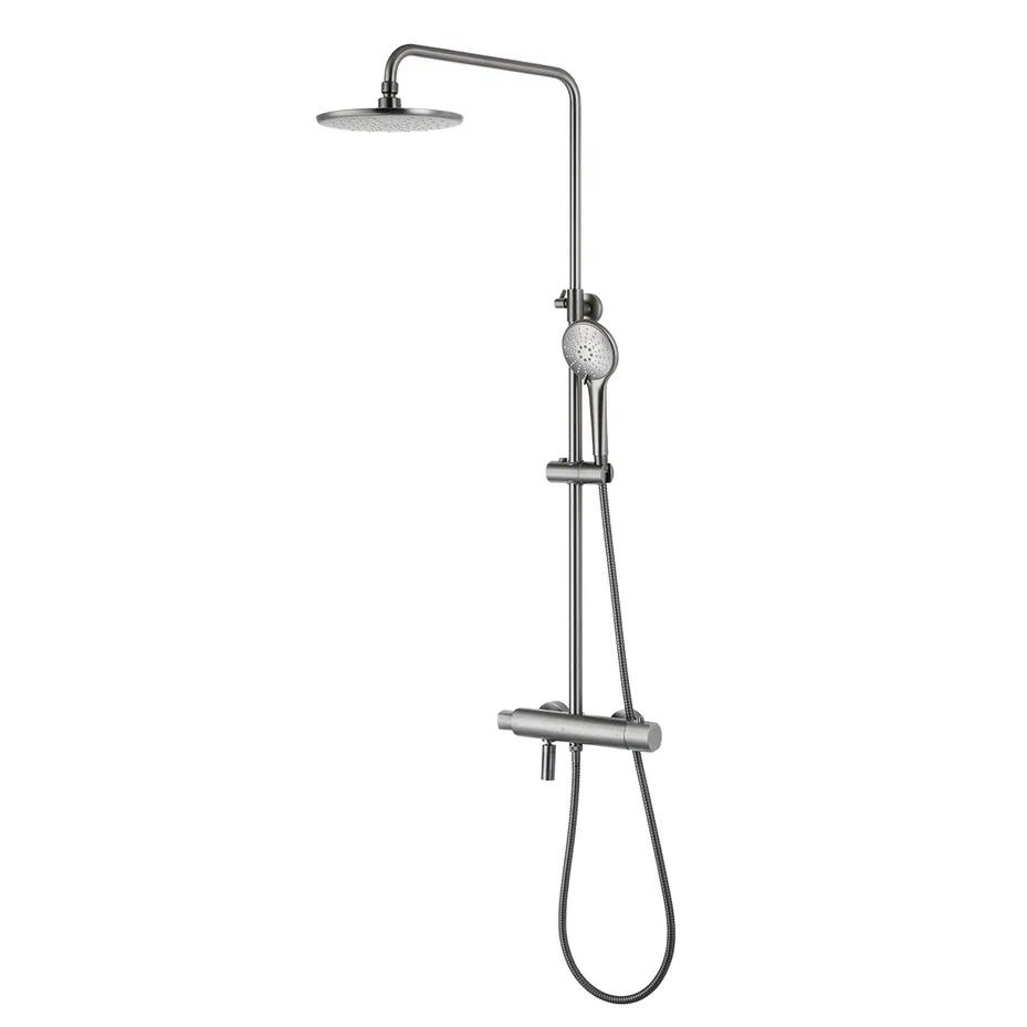 Душевая стойка Lemark Bronx LM3772GM (графит)