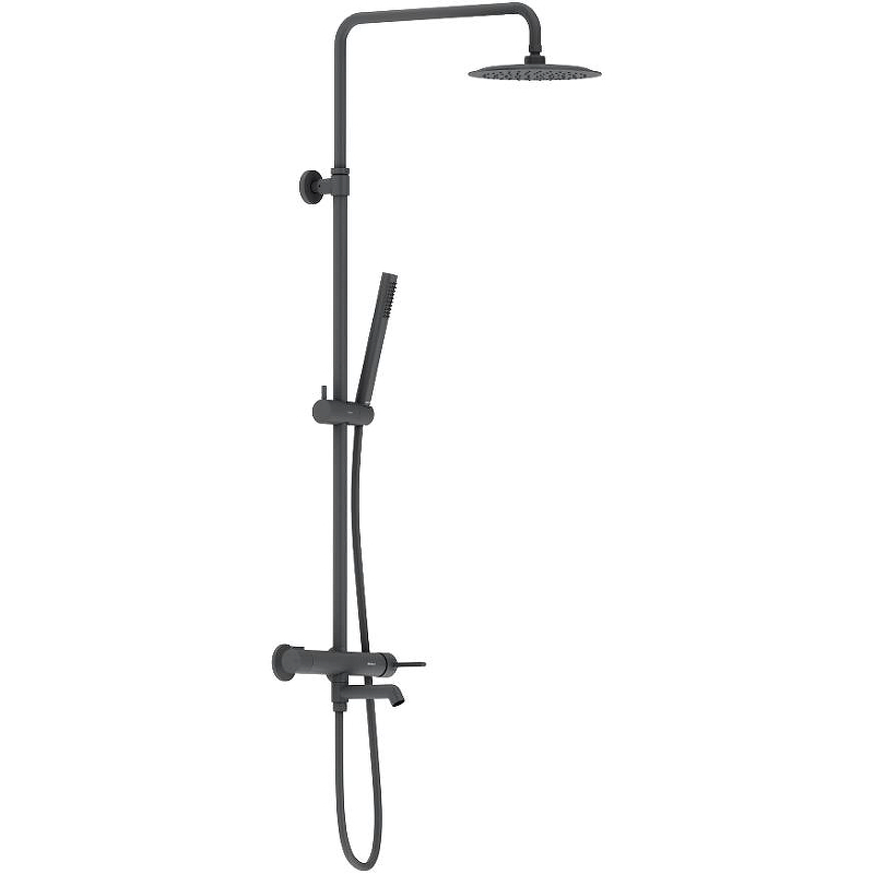 Душевая система Damixa Scandinavian Pure 936740300 (черный матовый)